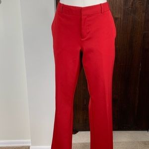 Boot-cut Red Worthington Pants